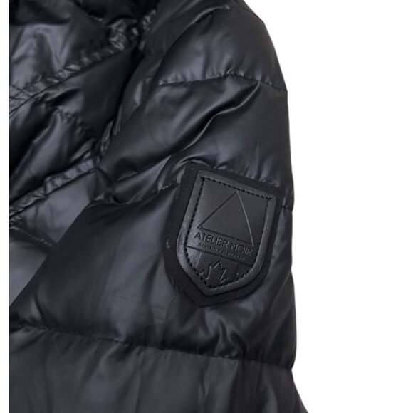 RUDSAK ATELIER NOIR Faux Fur DOWN FILL Luxury Winter Puffer Parka Coat Womens XL - Picture 3 of 10